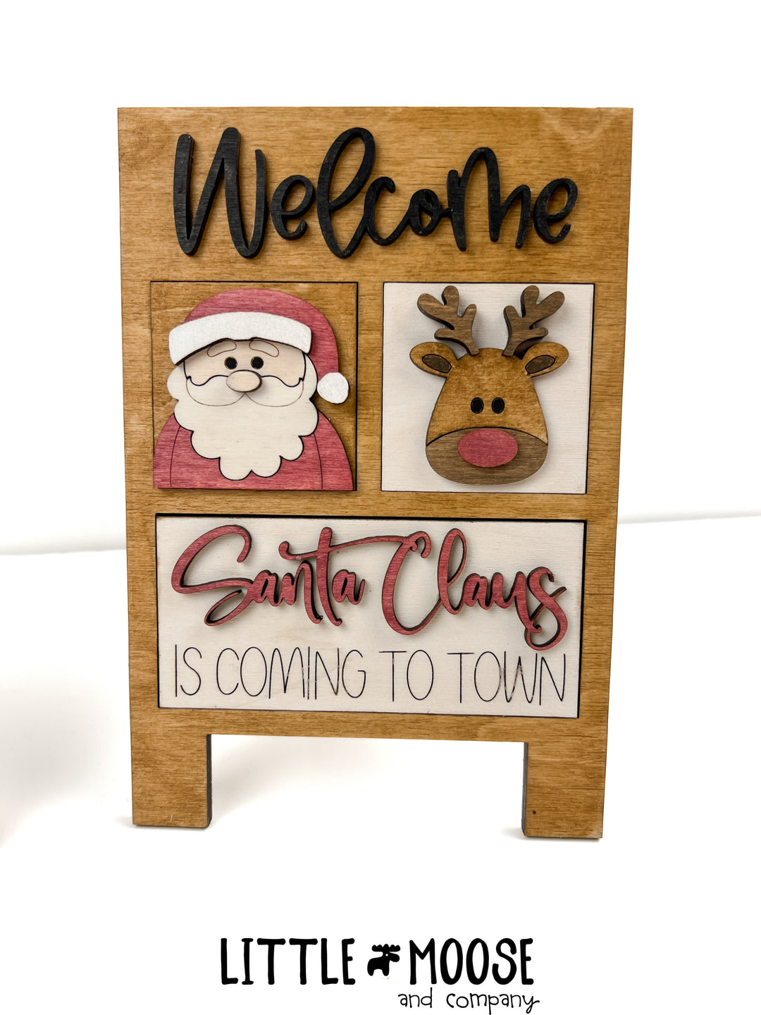 Welcome Sandwich Board Interchangeable - mini square & rectangle inserts