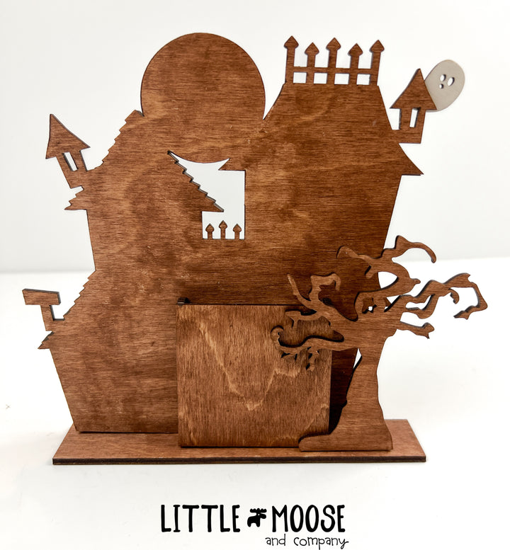 Countdown - Mini Square Interchangeable - Haunted House Frame