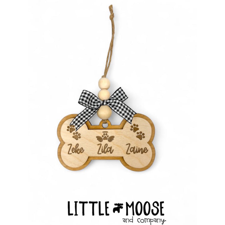 Ornament - Personalized Dog Bone