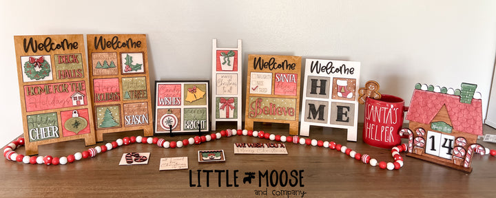 Mini Square Insert - Christmas Trees