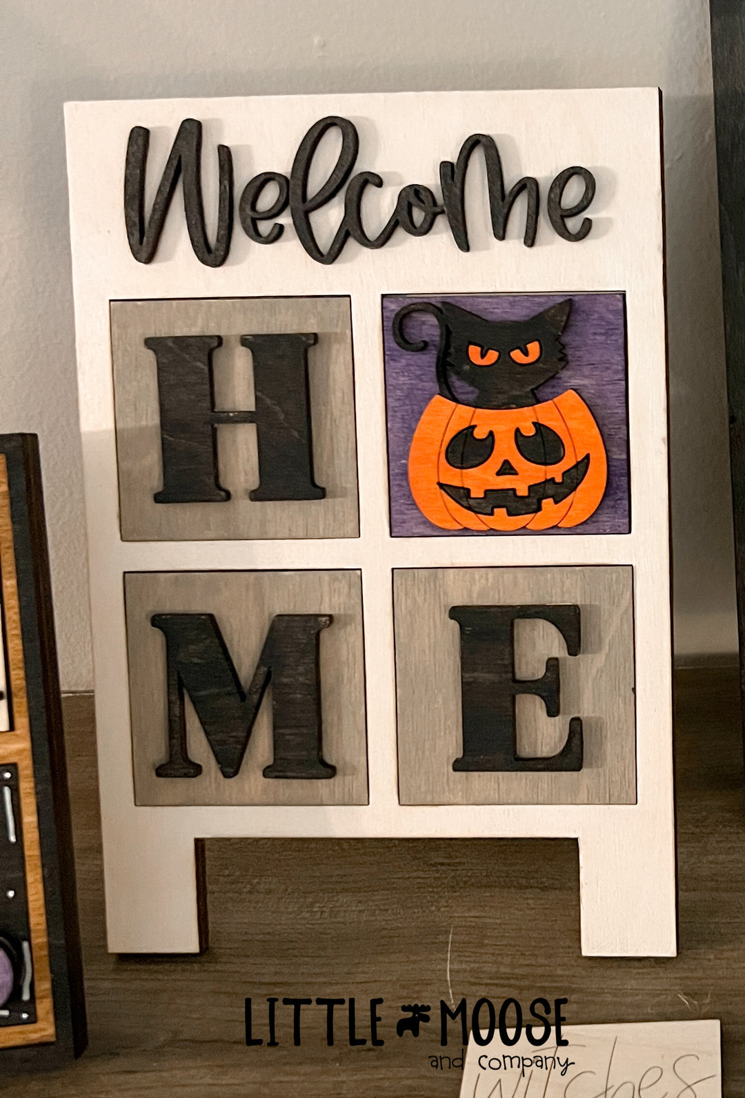 Welcome Sandwich Board Interchangeable - mini square inserts
