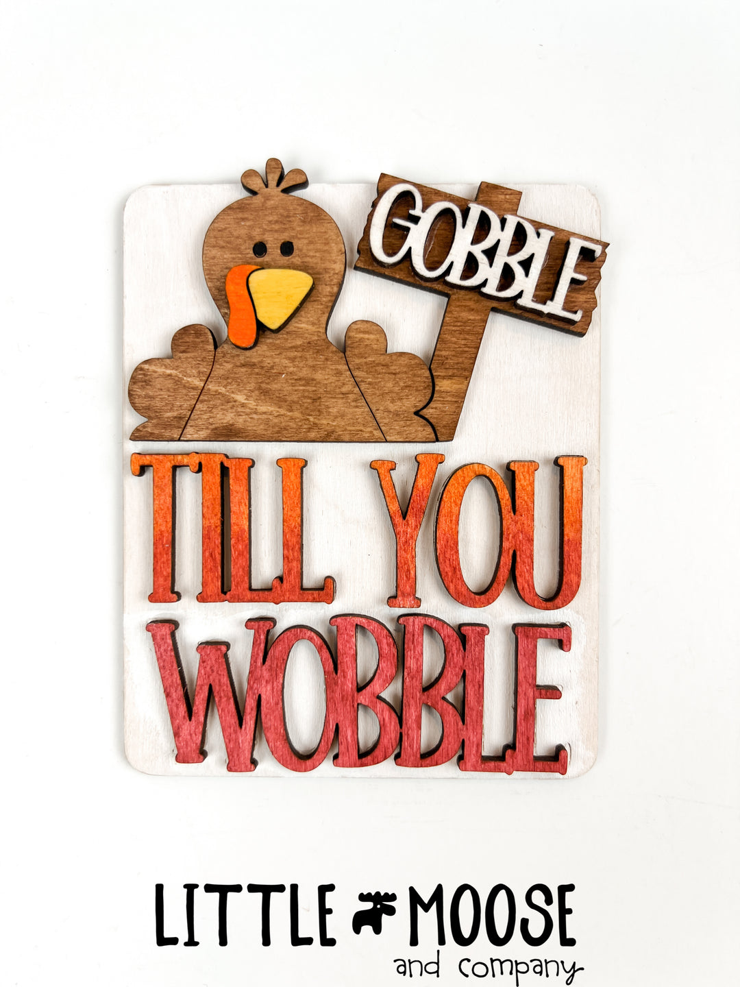 Tiered Tray - Gobble Till You Wobble