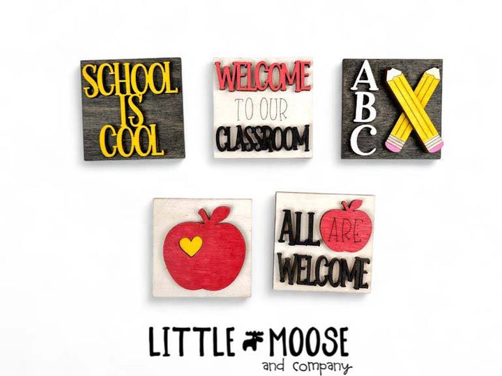 Mini Square Insert - School