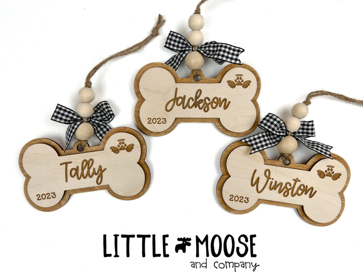 Ornament - Personalized Dog Bone