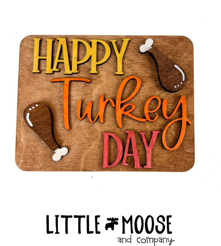Tiered Tray - Gobble Till You Wobble