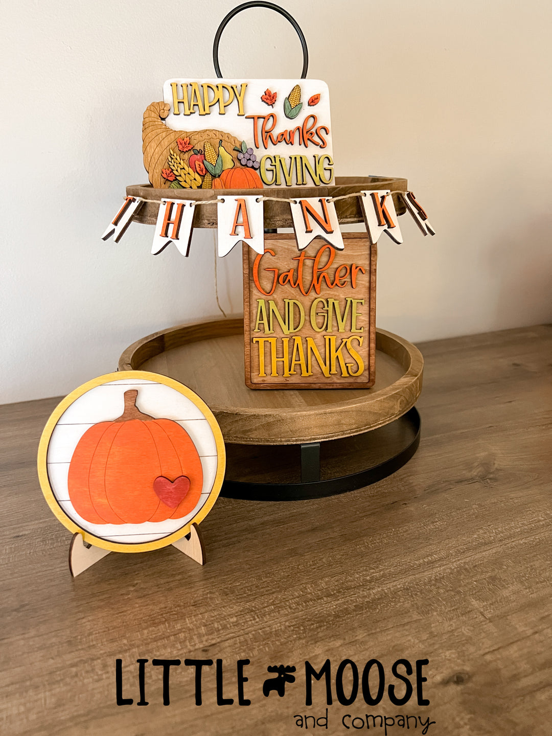 Tiered Tray - Give Thanks