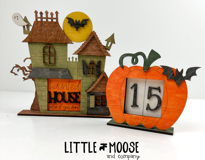 Countdown - Mini Square Interchangeable - Haunted House Frame