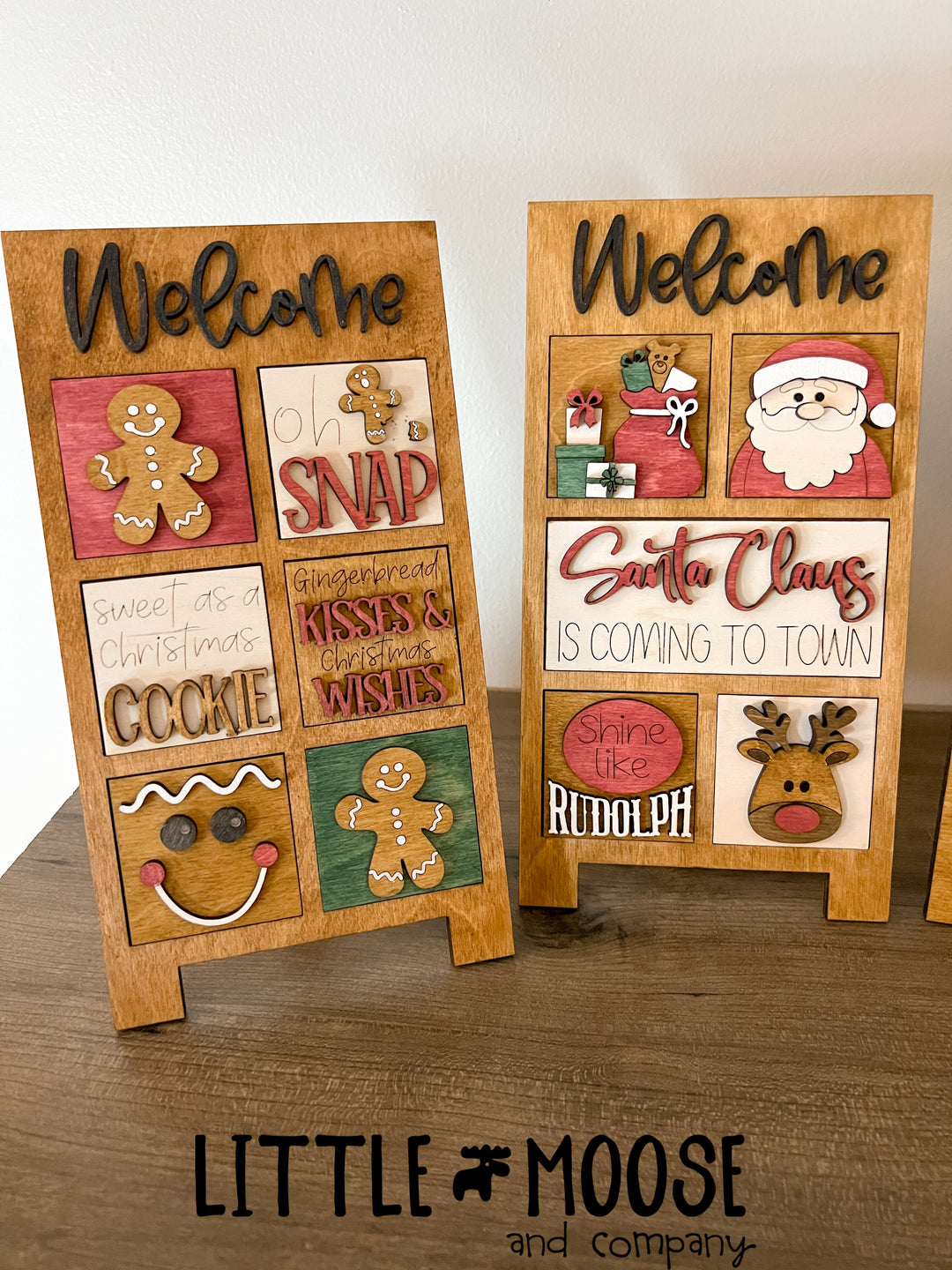 Welcome Sandwich Board Interchangeable - mini square & rectangle inserts