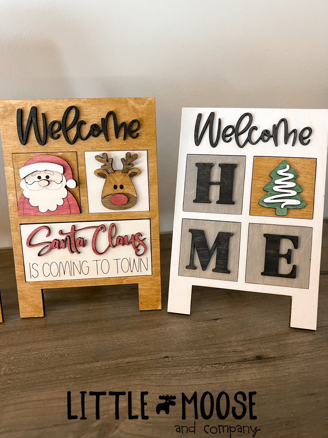 Welcome Sandwich Board Interchangeable - mini square & rectangle inserts
