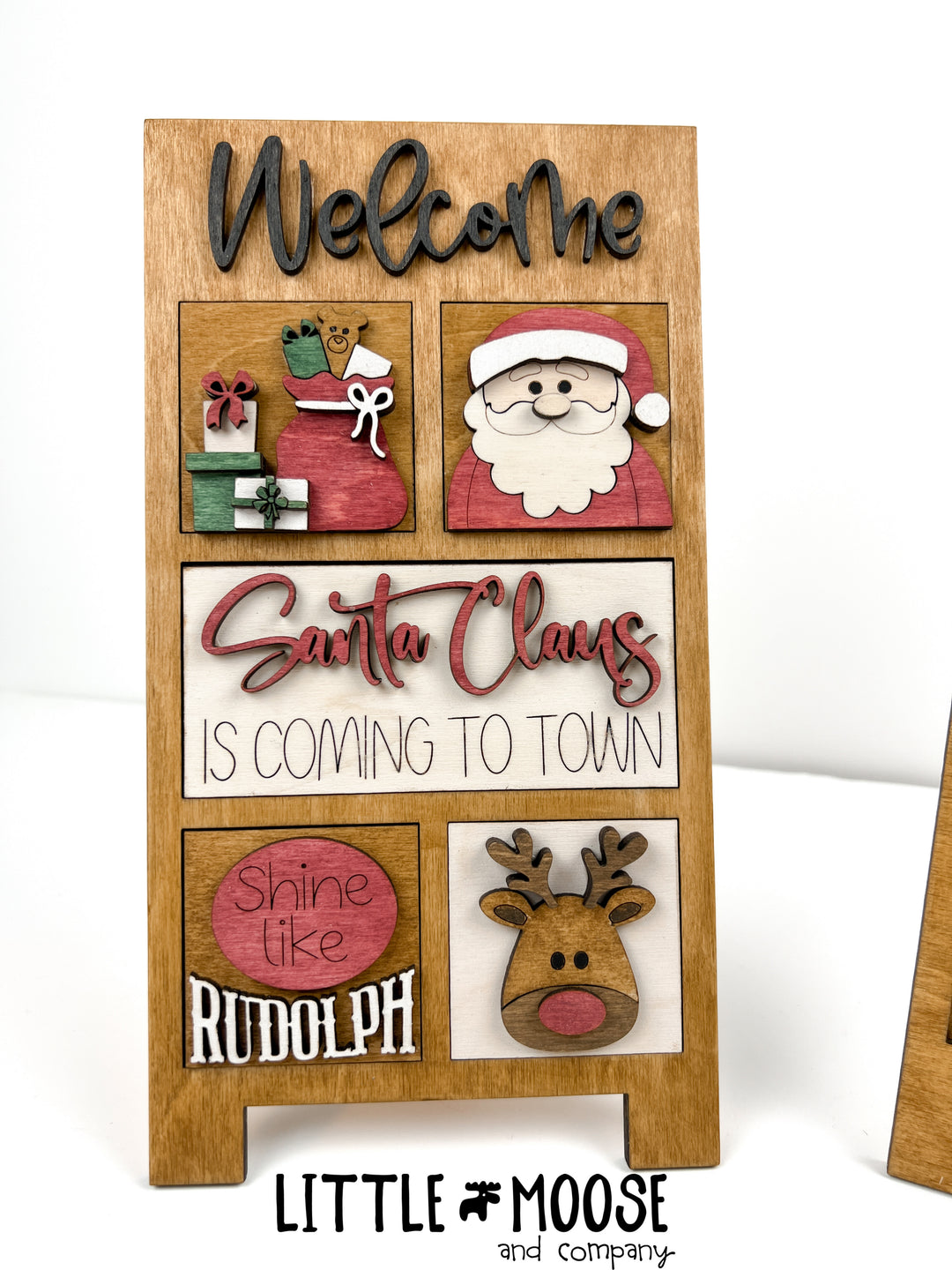 Welcome Sandwich Board Interchangeable - mini square & rectangle inserts