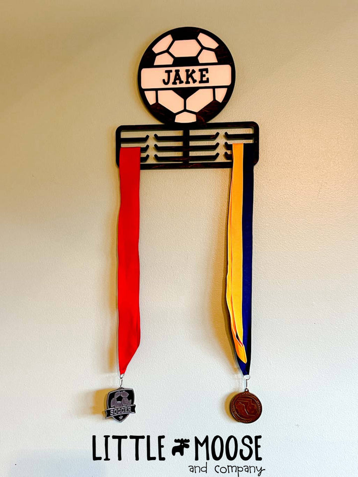 Soccer Medal Holder (personalized)