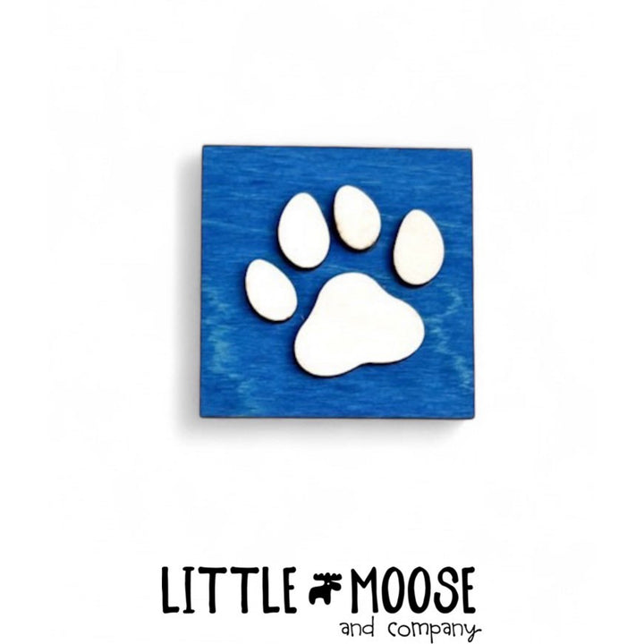 Mini Square Insert - Paw Print