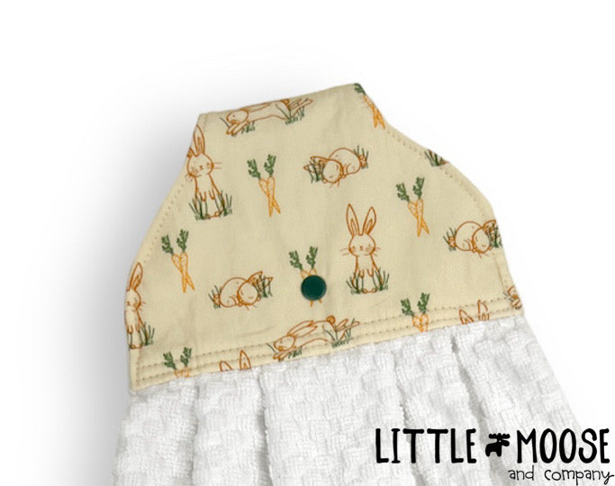 RTS - Hanging Towel - sketch bunny