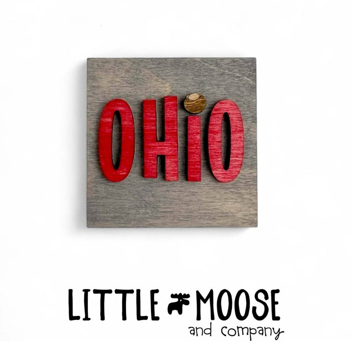 Mini Square Insert - buckeye OHIO