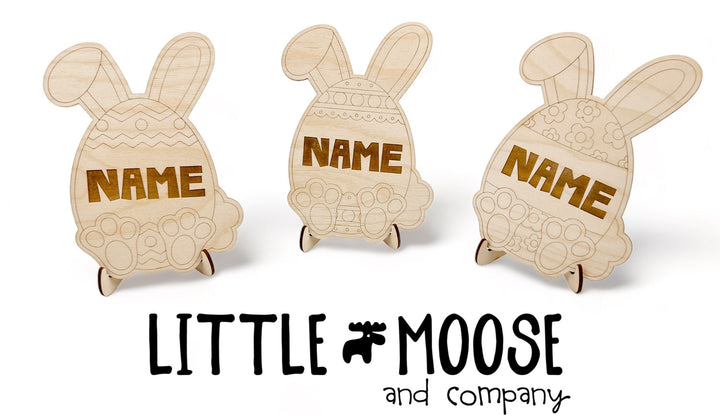 Color Me Kit - Personalized LARGE bunny egg