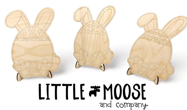Color Me Kit - blank LARGE bunny egg