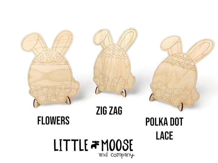 Color Me Kit - blank LARGE bunny egg