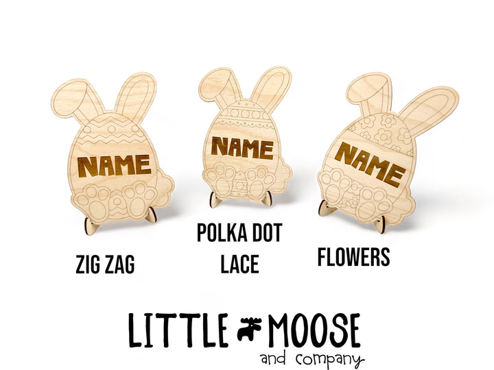 Color Me Kit - Personalized LARGE bunny egg