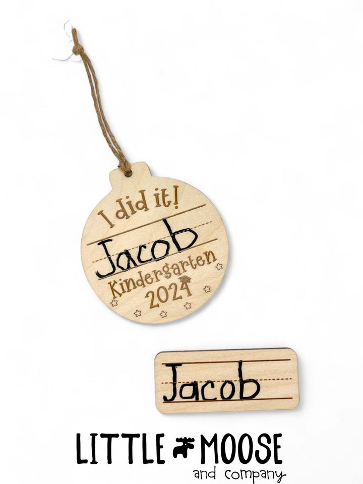 Ornament - I did it! 2024 Graduation Signature keepsake