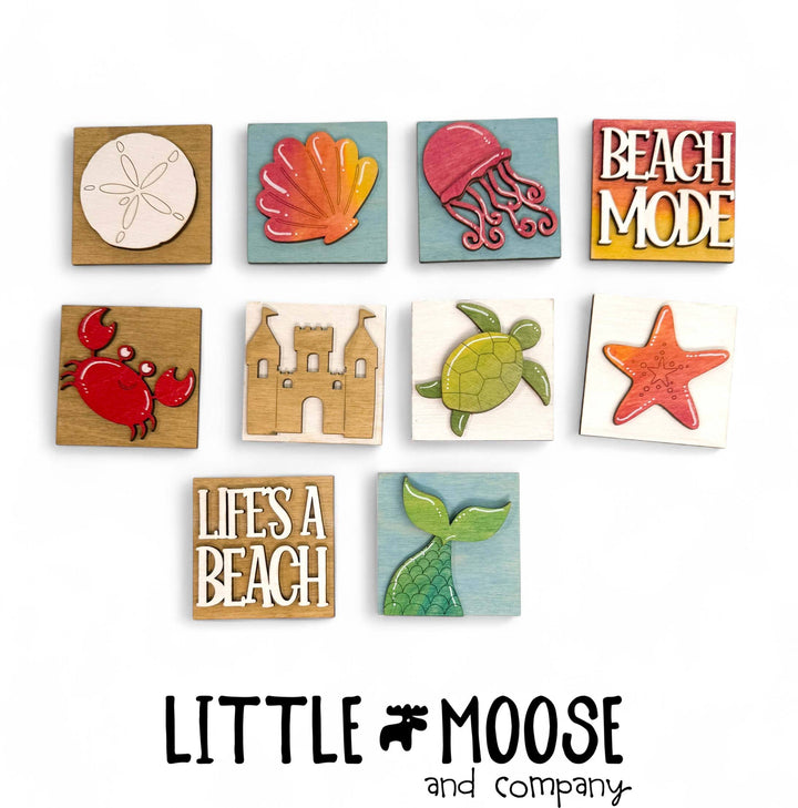 Mini Square Insert - beach