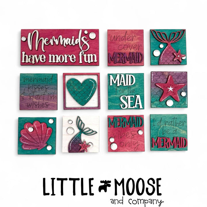 Mini Square Insert - mermaid