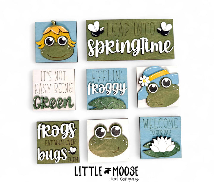 Mini Square Insert - Frogs