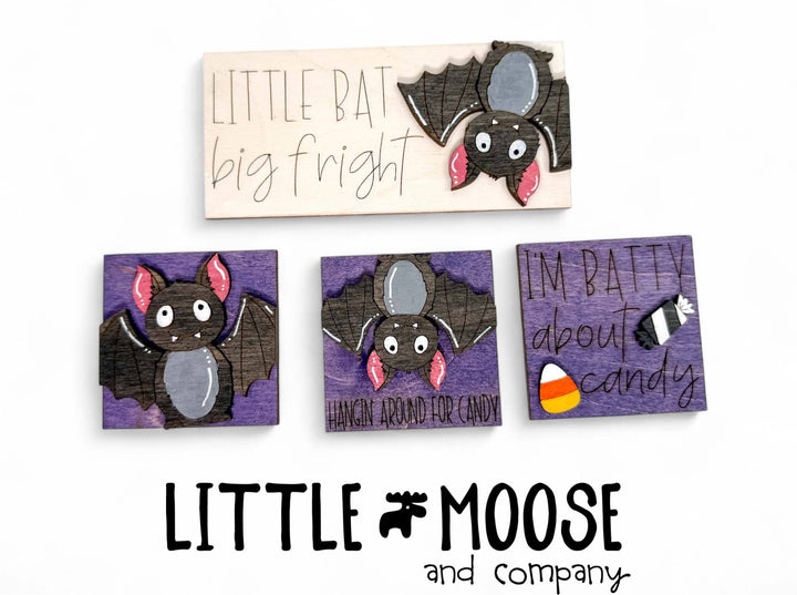 Mini Square Insert - Bat Halloween