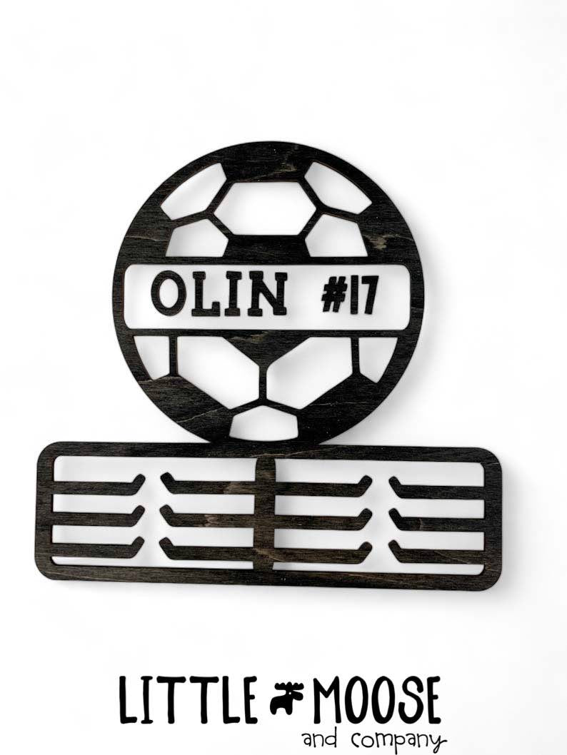 Soccer Medal Holder (personalized)