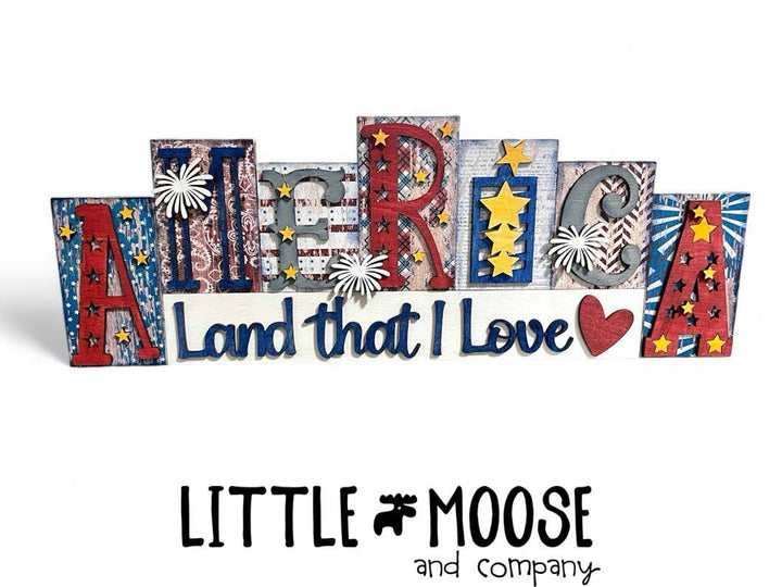 Word Block - America