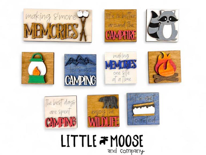 Mini Square Insert - Camping