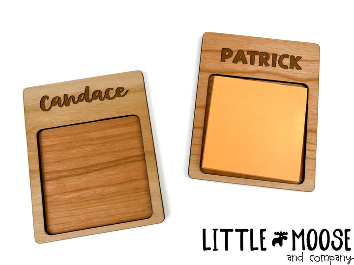 sticky note holder - square
