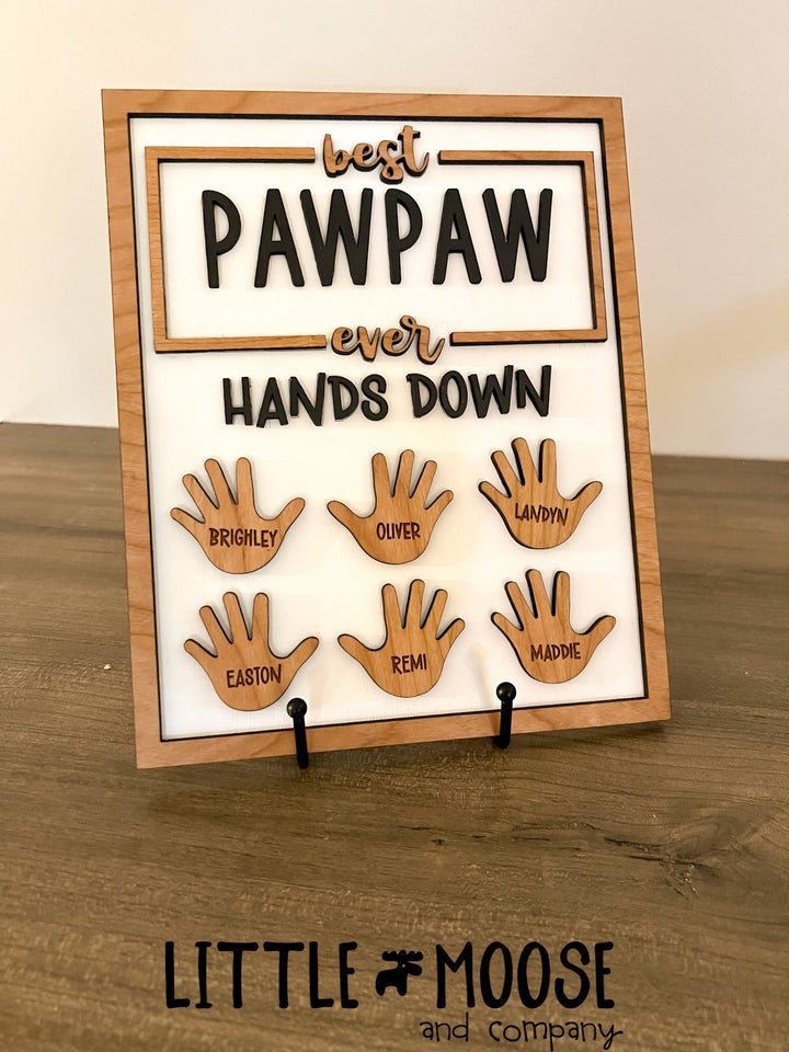 Best Daddy Hands Down (or custom name)