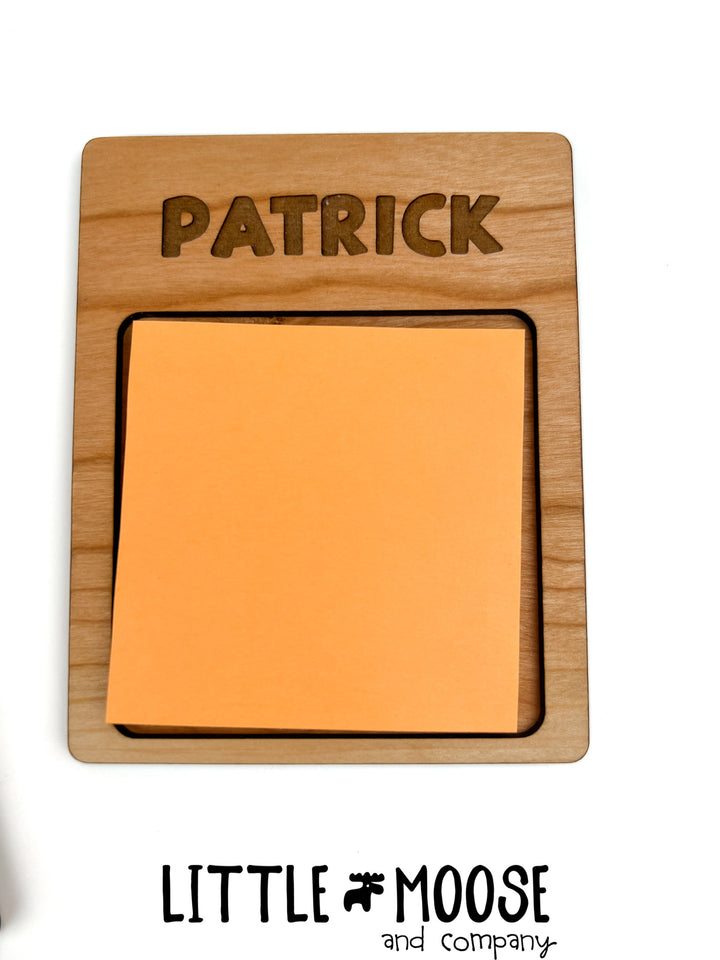 sticky note holder - square