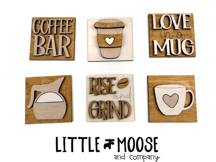 Mini Square Insert - Coffee