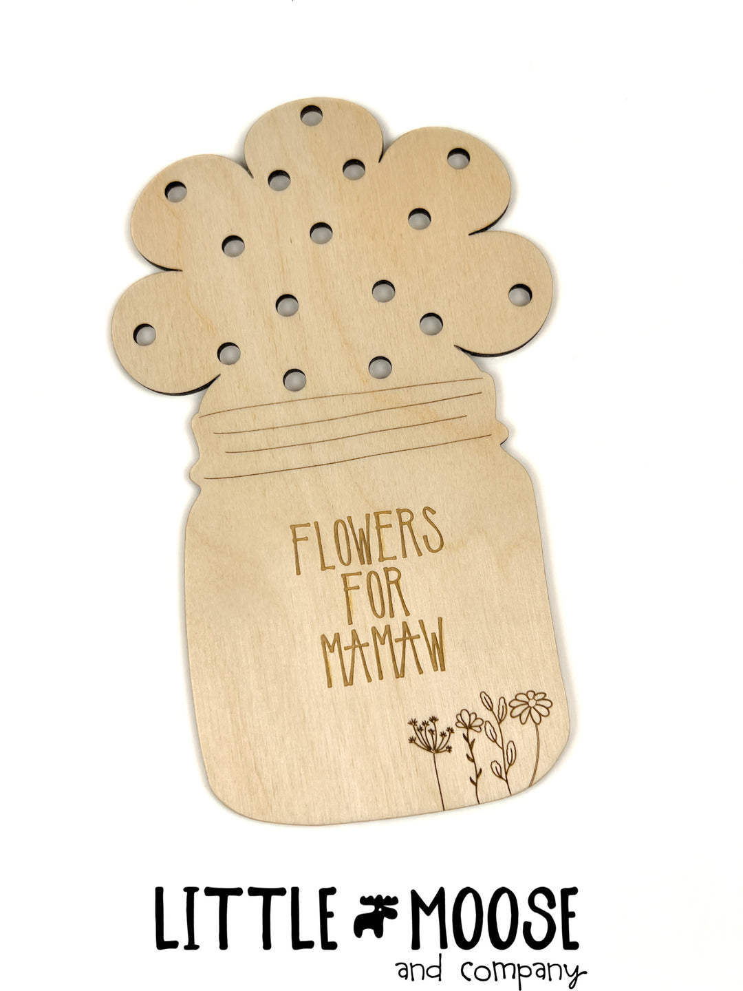 Flowers for Mommy/Grandma (or custom name)