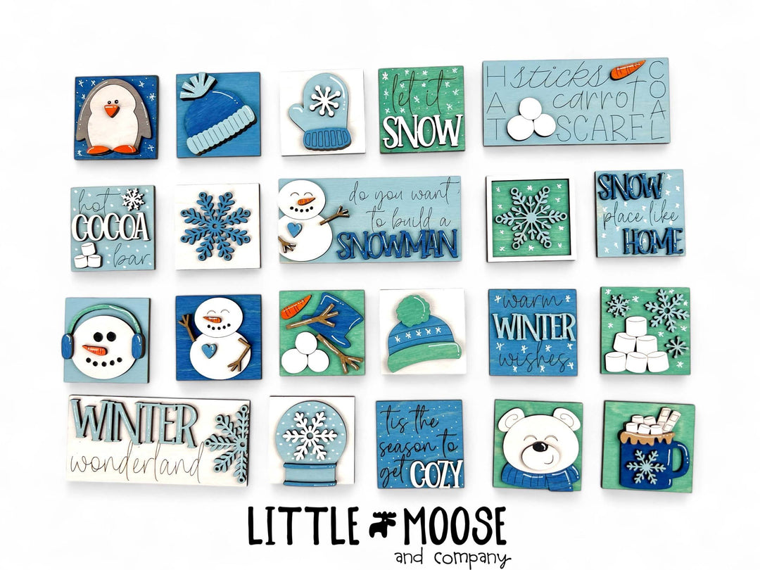Mini Square Insert - Winter