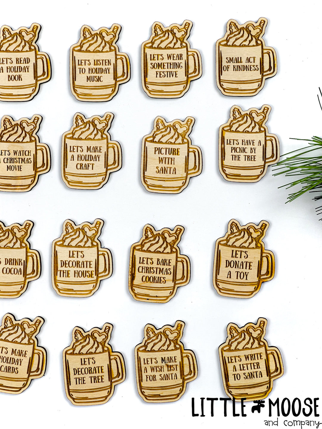 24pc hot cocoa mug activity tokens