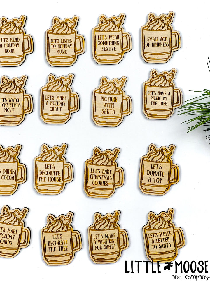 24pc hot cocoa mug activity tokens
