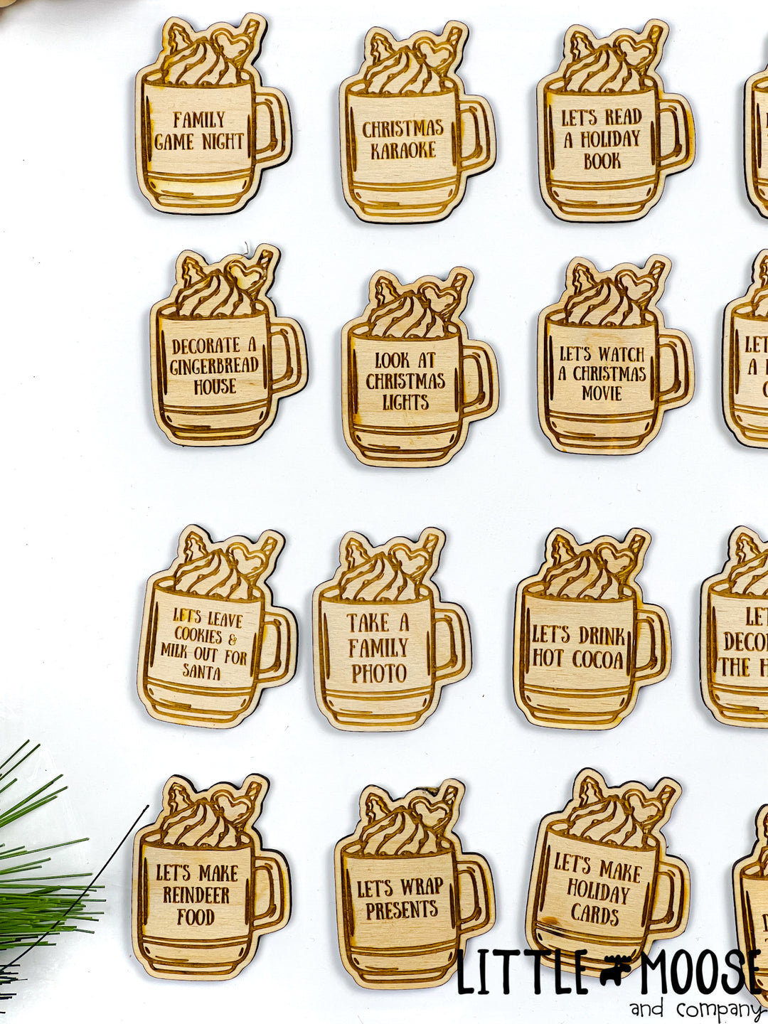 24pc hot cocoa mug activity tokens