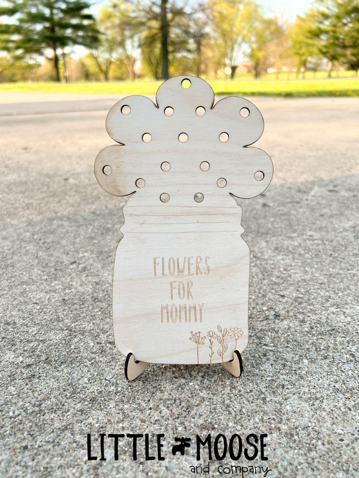 Flowers for Mommy/Grandma (or custom name)