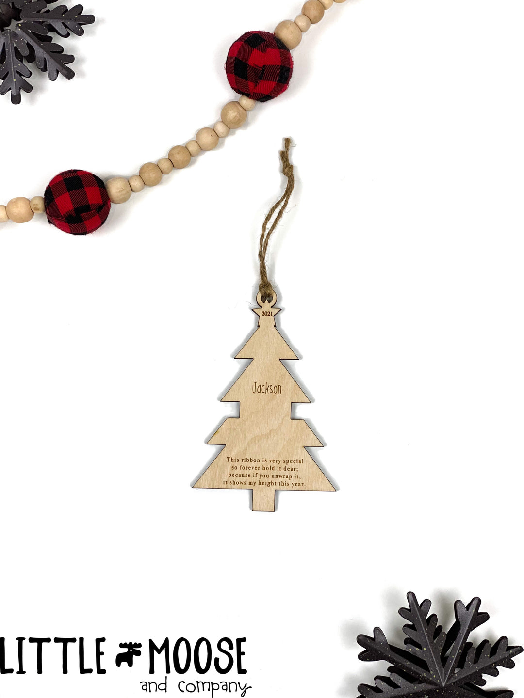 Ornament - Watch Me Grow - Ribbon Tree - up to 5 names